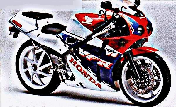 1990 vfr 400r motorbike A4 Photo Print