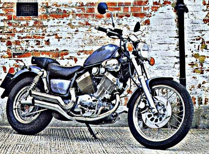 1990 xv535 virago motorbike A4 Photo Print