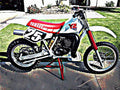 1990 yz490 motorbike A4 Photo Print