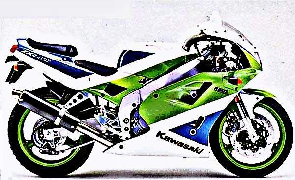 1990 zxr400 motorbike A4 Photo Print