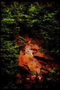 199008 Franconia Notch, New Hampshire A4 Limited Edition Watercolour Print