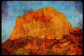199011 Big Bend National Park, Casa Grande Mountain A4 Limited Edition Watercolour Print
