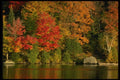 199029 Lake Manitou, Laurentian Mountains, Quebec A4 Photo Print