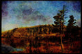 199035 St Aime Des Lacs And Petite Lac Nairn, Charlevoix, Quebec A4 Limited Edition Watercolour Print