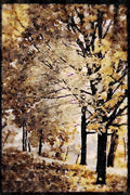 199041 Autumn Leaves, Quebec A4 Limited Edition Watercolour Print