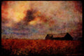 199048 Cornfield, Barn And Clouds, Quebec A4 Limited Edition Watercolour Print