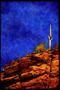 199055 Sabino Canyon Near Tucson, Alberta A4 Limited Edition Watercolour Print