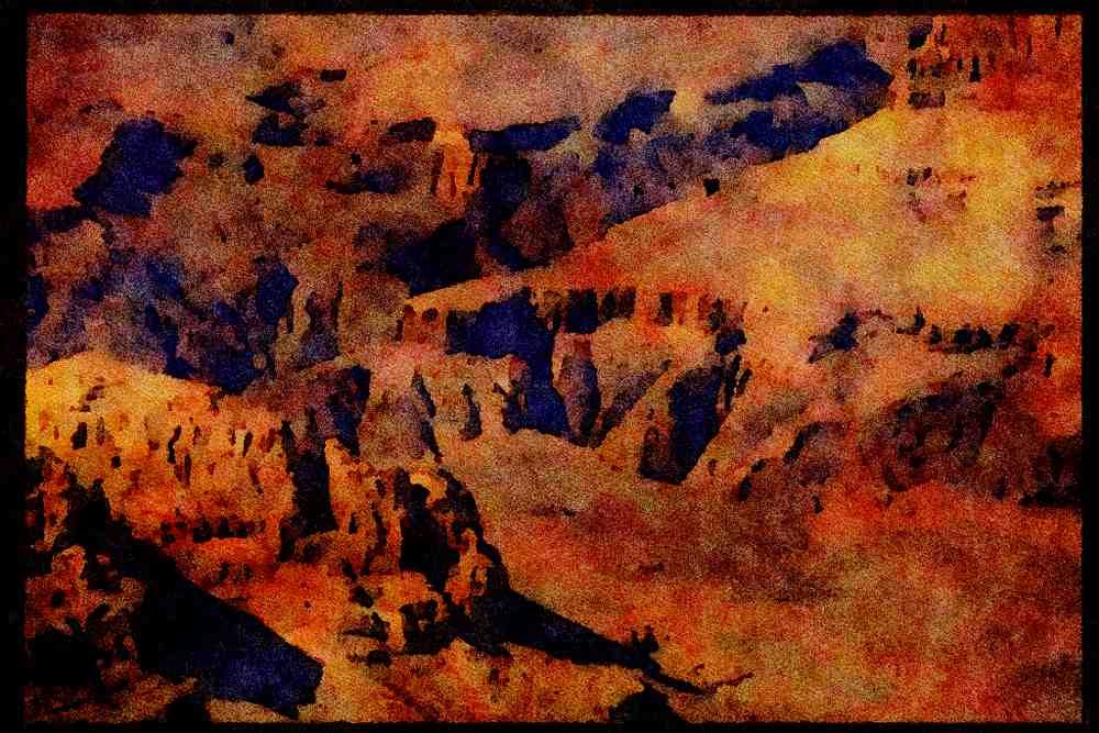 199075 Grand Canyon, Arizona A4 Limited Edition Watercolour Print