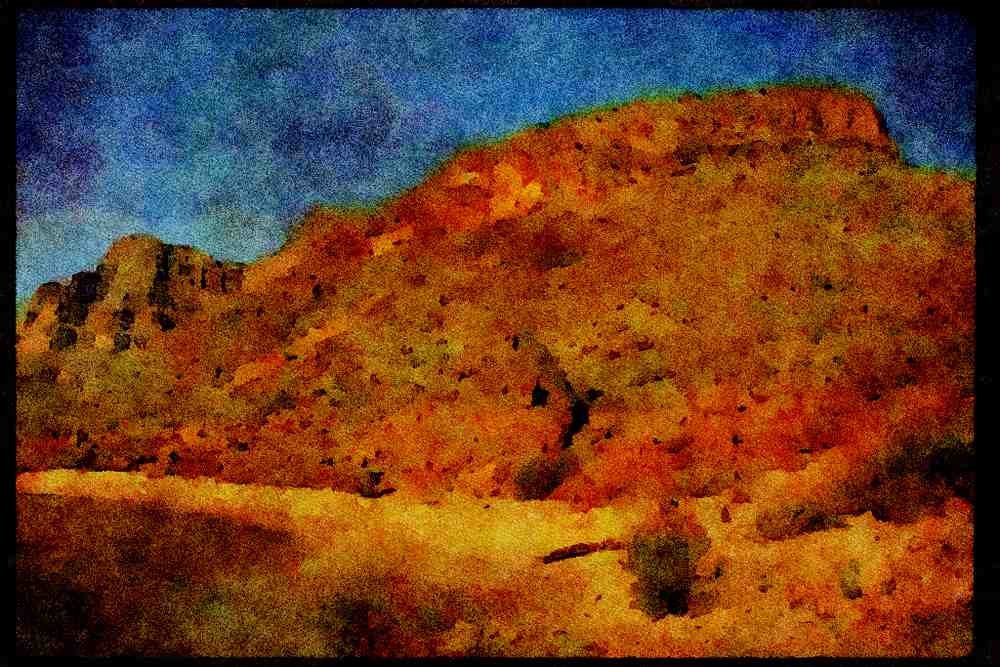 199080 Beach At Mile 220 Canyon A4 Limited Edition Watercolour Print