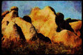 199082 Indian Rock Pile, Fort Davis, Texas A4 Limited Edition Watercolour Print