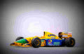 1991 Benetton Ford B191B A4 Photo Print
