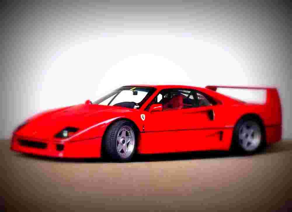1991 Ferrari F40 A4 Photo Print