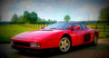 1991 Ferrari Testarossa A4 Photo Print