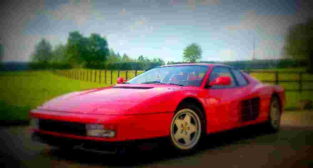 1991 Ferrari Testarossa A4 Photo Print