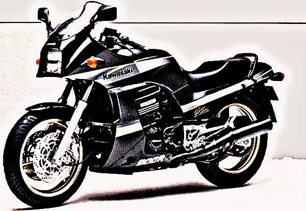 1991 gpz900r motorbike A4 Photo Print