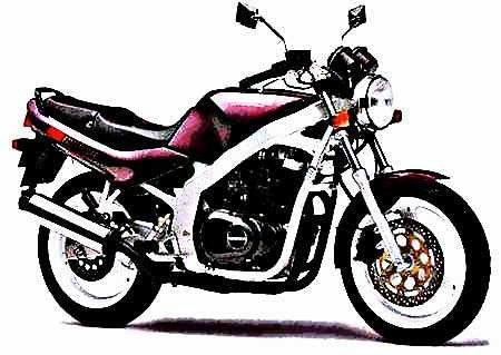 1991 gs400e motorbike A4 Photo Print