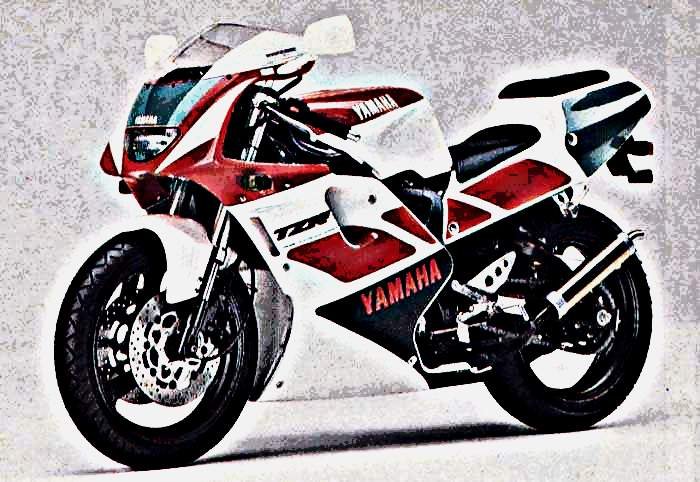 1991 tzr250r motorbike A4 Photo Print