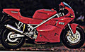 1992 ducati 851 strada motorbike A4 Photo Print