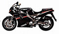 1992 fzr1000 exup motorbike A4 Photo Print