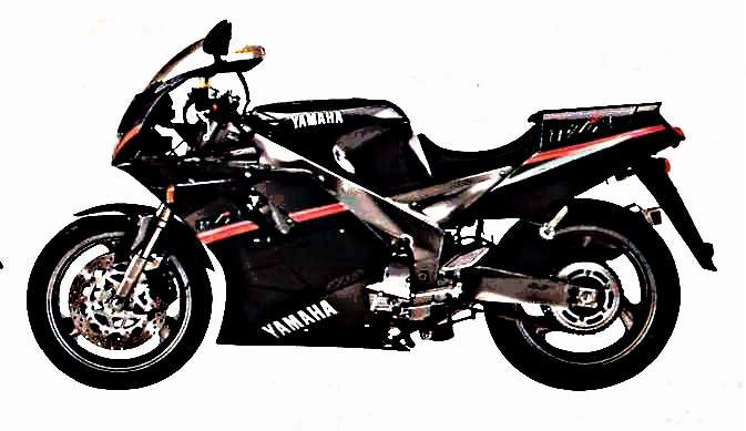 1992 fzr1000 exup motorbike A4 Photo Print