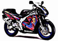 1992 gamma motorbike A4 Photo Print