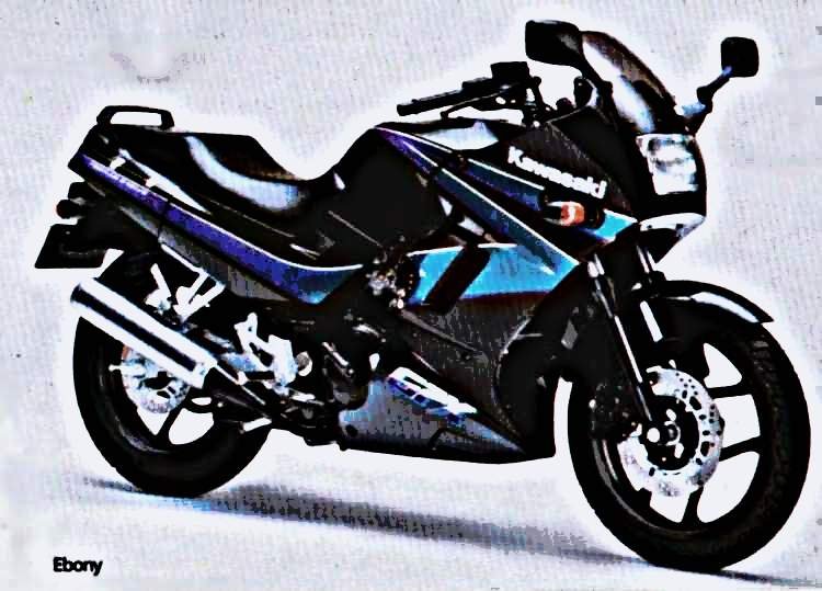 1992 gpx250 motorbike A4 Photo Print