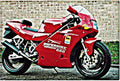 1993 888 strada motorbike A4 Photo Print
