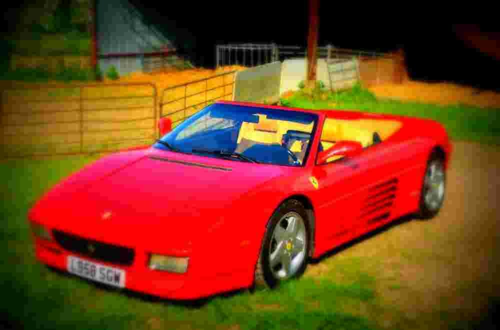 1993 Ferrari 348 Spider A4 Photo Print