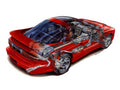 1993 Pontiac Firebird Trans Am cutaway A4 Photo Print