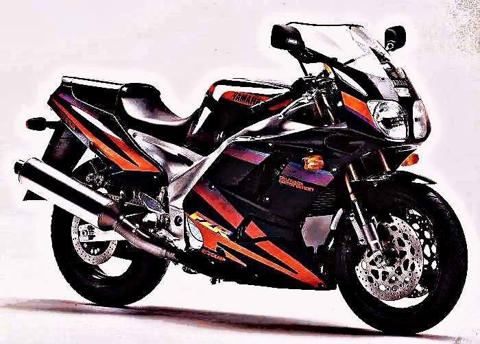 1993 fzr1000 exup motorbike A4 Photo Print
