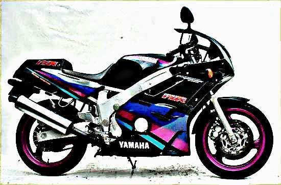 1993 fzr600 motorbike A4 Photo Print