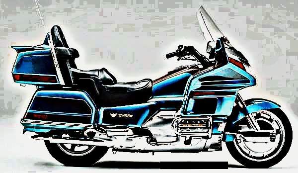 1993 glx1500 motorbike A4 Photo Print