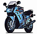 1994 gsx600f motorbike A4 Photo Print