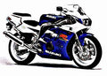 1994 gsxr400r motorbike A4 Photo Print