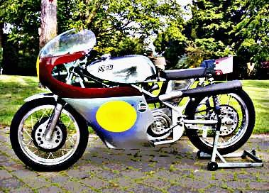 1994 seeley motorbike A4 Photo Print