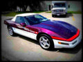1995 chevrolet corvette indy pace car A4 Photo Print