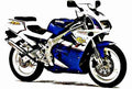 1995 gamma motorbike A4 Photo Print