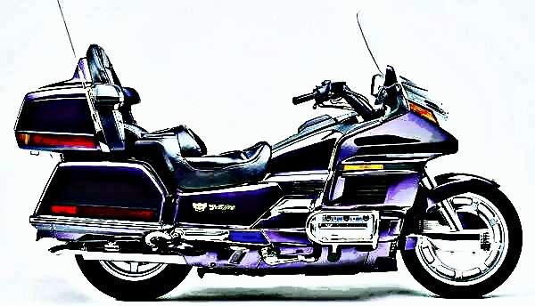1995 glx1500 motorbike A4 Photo Print