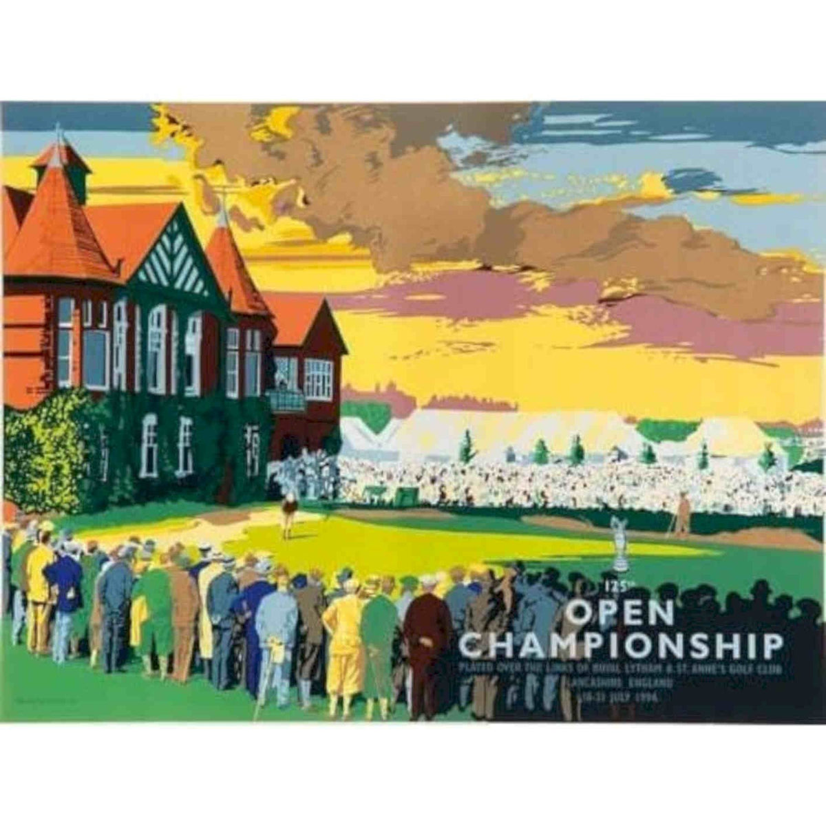 1996 British Open Golf Rk 2 Vintage Retro Advert Poster A4 Photo Print