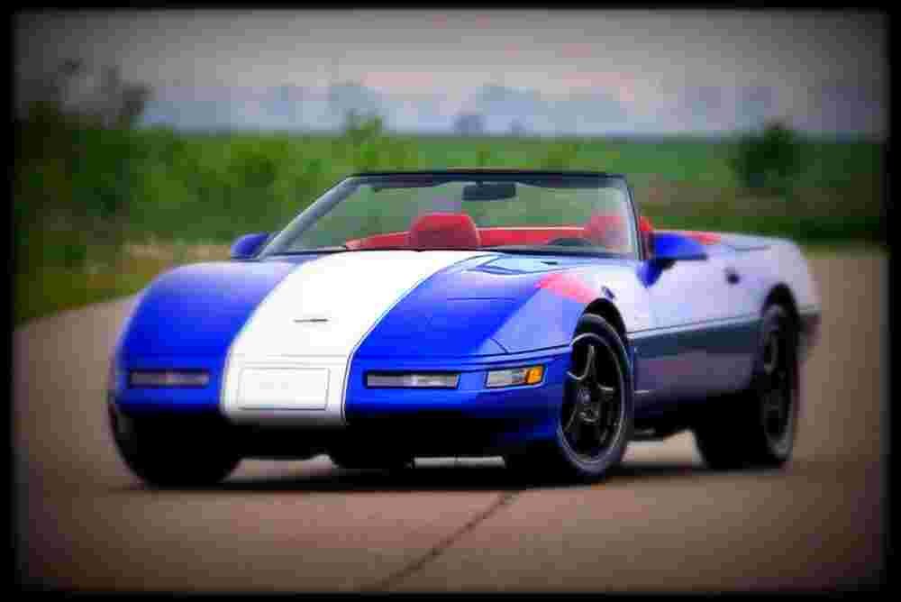 1996 Chevrolet Corvette Grand Sport Convertible A4 Photo Print