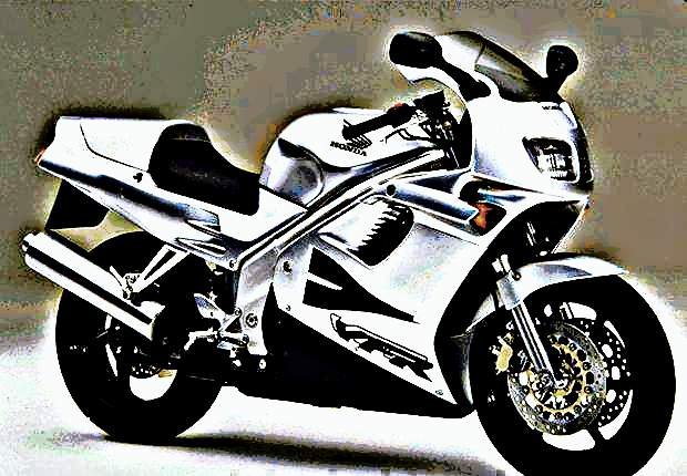 1996 vfr750f motorbike A4 Photo Print