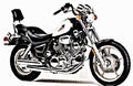 1996 xv1100 virago motorbike A4 Photo Print