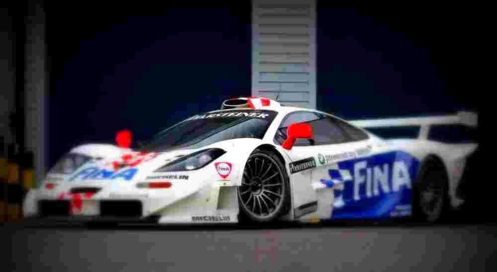 1997 mclaren f1 gtr longtail A4 Photo Print