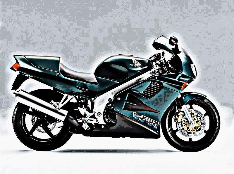 1997 vfr750f motorbike A4 Photo Print