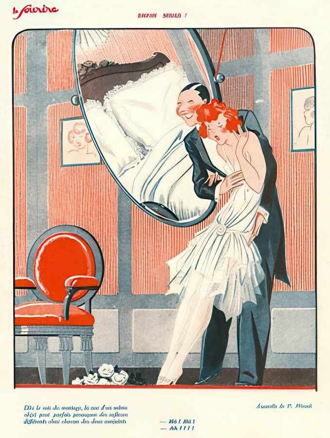 1H Le Soir Du Maria Vintage Advert A4 Photo Print