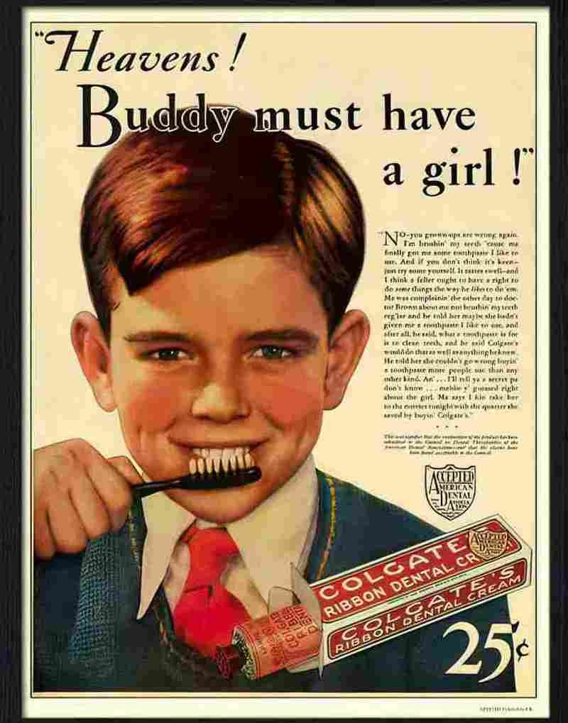 1H colgate toothpaste advert 1932 Advert A4 Photo Print