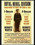 1H royal naval division Advert A4 Photo Print