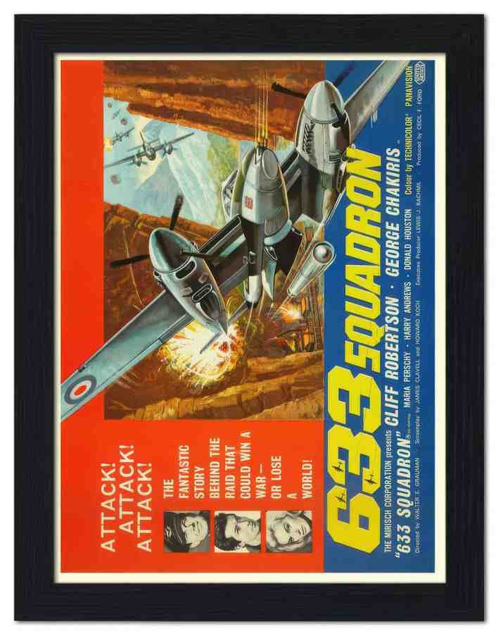 2 01 633 squadron war movie 2 Vintage Advert A4 Photo Print