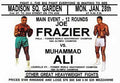 2 Ali v Frazier Vintage Advert A4 Photo Print