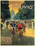 2 Biciclette Milano Vintage Advert A4 Photo Print